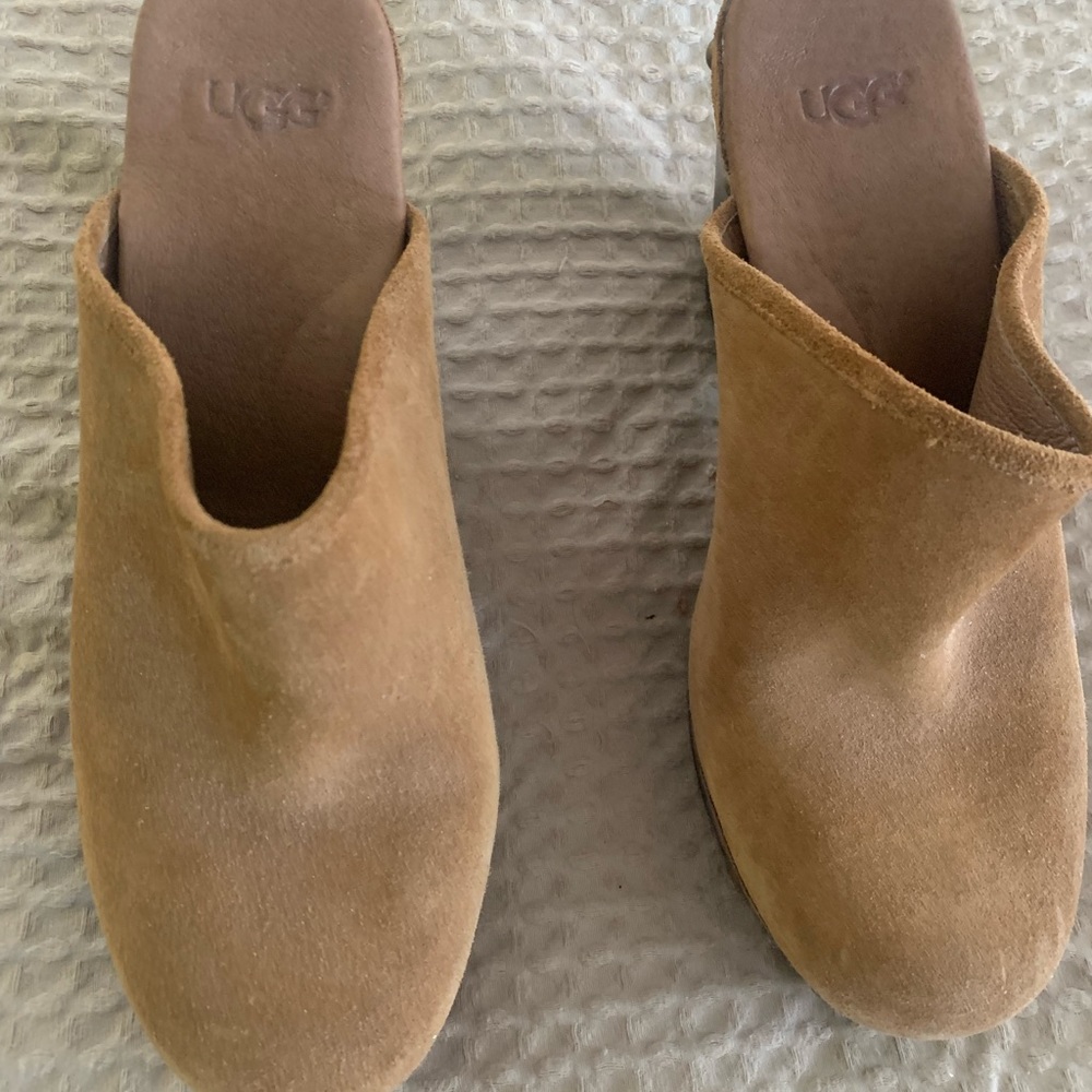 UGG suede clogs. Only worn a few times.